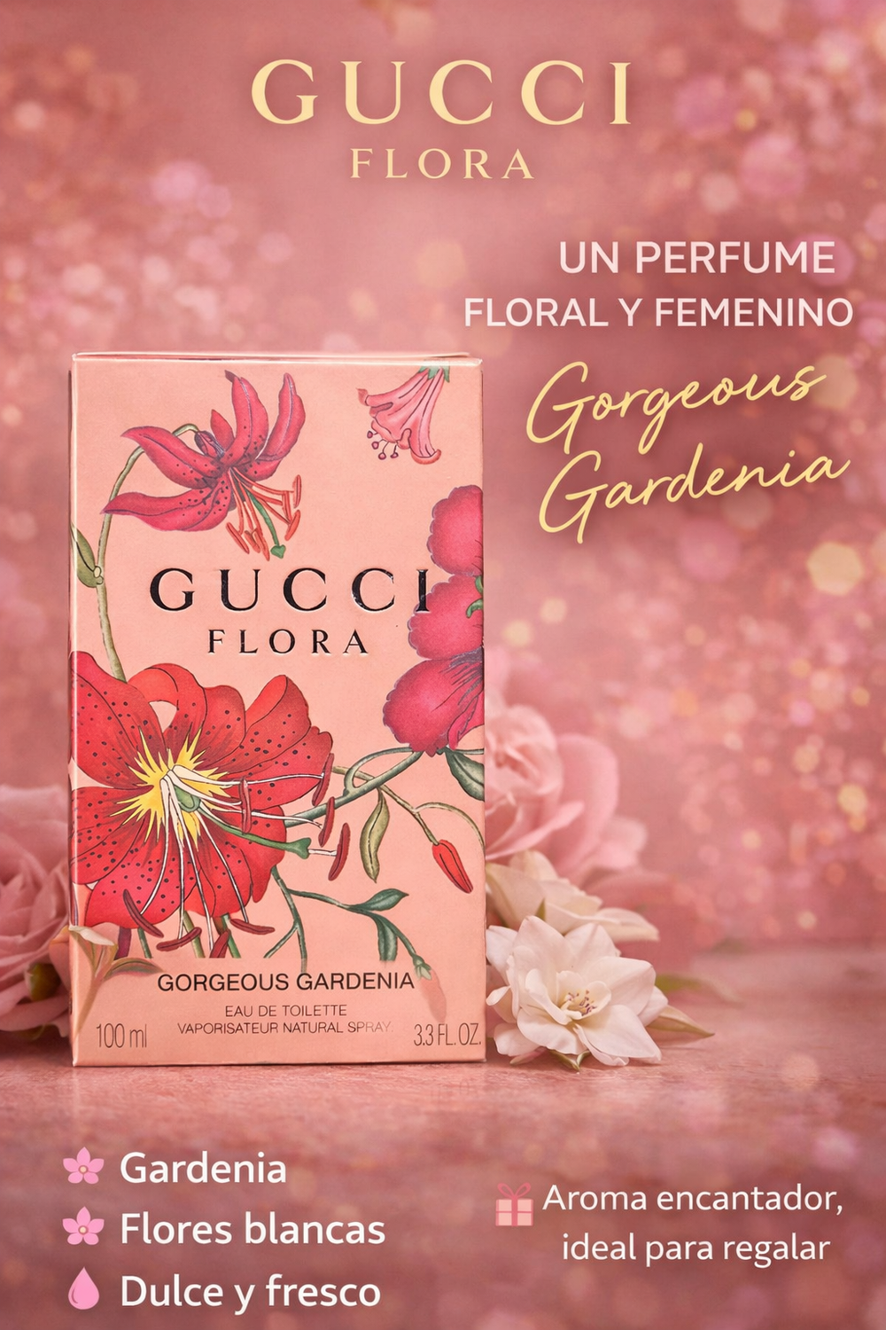 Gucci Flora Gorgeous Gardenia Toilette perfume original