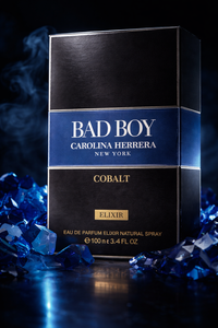 BAD BOY COBALT ELIXIR – Carolina Herrera
Eau de Parfum Elixir 100ml / 3.4oz vista de perfume