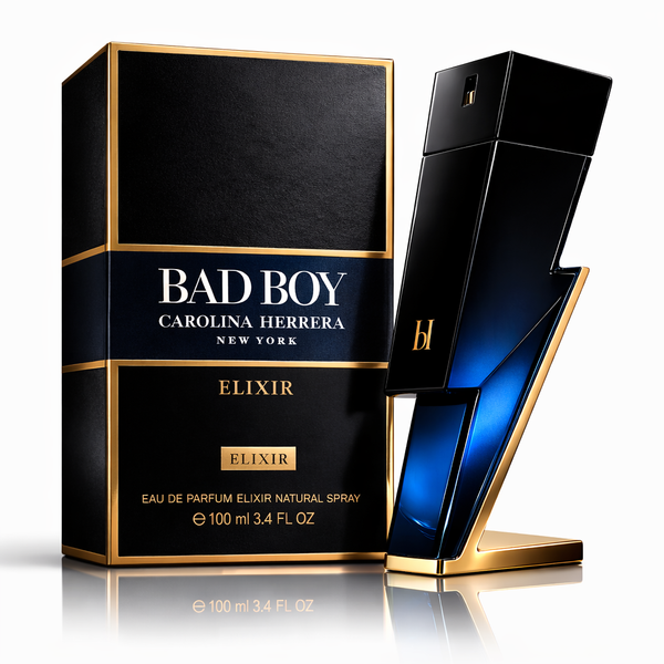 BAD BOY ELIXIR – CAROLINA HERRERA
Eau de Parfum Elixir – 100ml / 3.4 oz