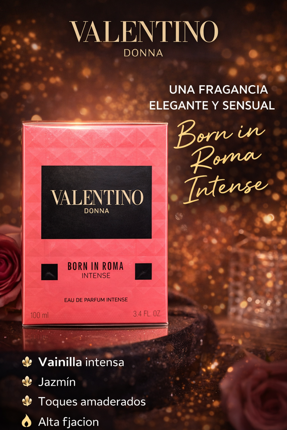 Valentino Donna Born In Roma Intense - Female / 3.4 perfume original